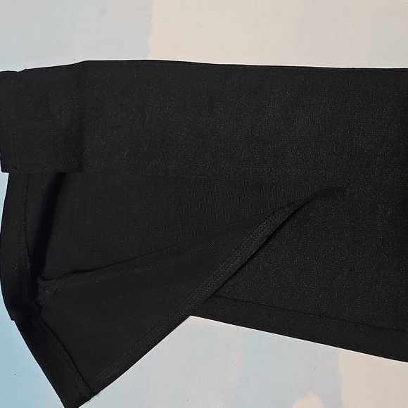 Sage Pleated High Waisted Slit‎ Leg Flare Pants Size Medium NWT - Picture 8 of 9